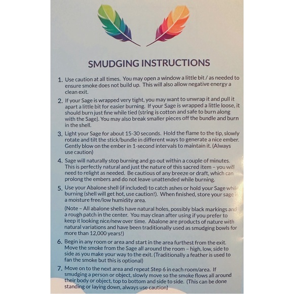 [ 3 FOR $20 ] CHAKRA SAGE SMUDGE STICK 4 INCH - Picture 4 of 6